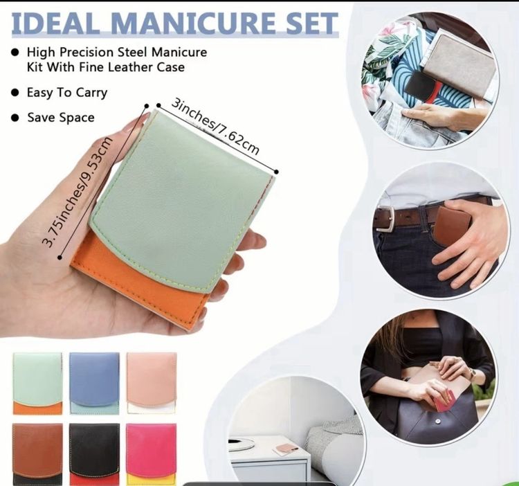 Manicure Set With Leather Case obraz 2